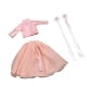 thumbnail image 5 of 1:6 Conjunto de vestido Cosplay con accesorios Flexibilidad DIY Imaginación Coordinación Disfraz Disfraz para muñeca de figura de acción de 30 cm Rosa, 5 of 10