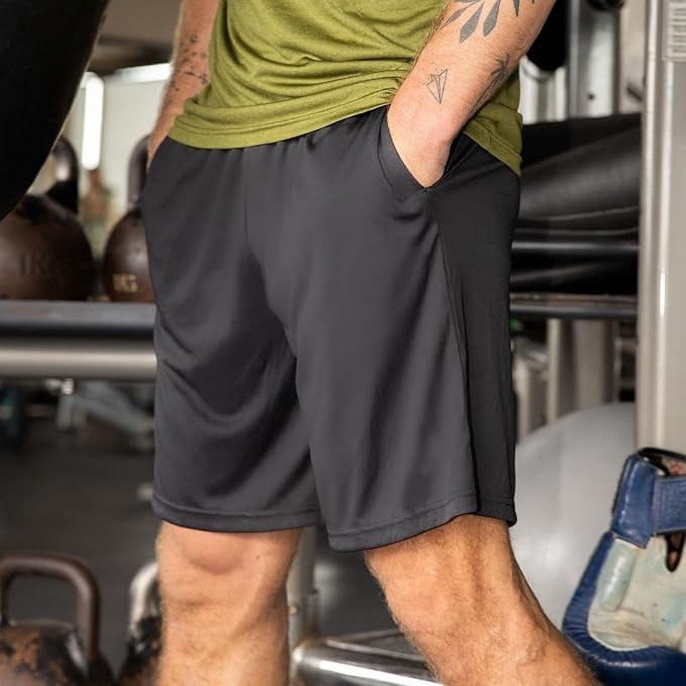 3 Pack Men's Sport Shorts Gym Athletic Shorts with Two Pockets Quick Dry for Jogger,Trainning,Workout