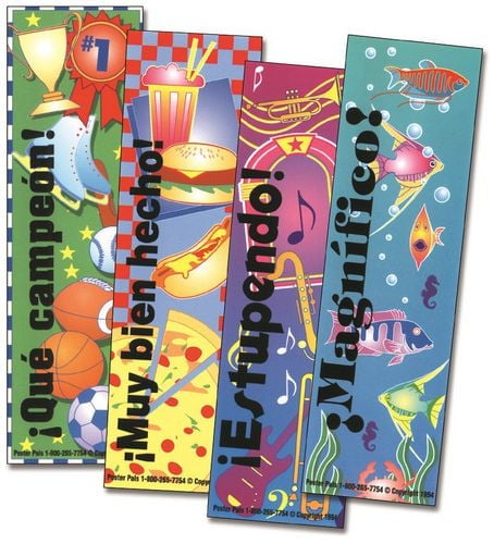 Poster Pals Spanish Incentive Bookmarks
