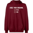 thumbnail image 2 of OXI Hoodie Sweatshirt - Basic Casual Hoodie for Men's and Women Fleece Hoodie Long Sleeve - Cardinal Red Small, 2 of 3