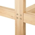 thumbnail image 5 of LANGRIA Bamboo Entryway Coat Rack Display Indoor Tree Stand Hanger with 3 Tiers, 12 Hooks and 4 Stable Leveling Feet Home Furniture for Jacket, Umbrella, Scarf, Hats, and Handbags, 5 of 9