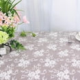 thumbnail image 4 of Lace Tablecloth 60×120 Inch for Rustic Boho Wedding Bridal Shower Party Decoration, Classy Rectangle Long Vintage Embroidered Reception Table Cloth Decor, 4 of 8