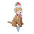 thumbnail image 2 of VBVC Christmas Golden Graffiti Dog,With String,And Christmas Led Lights Garden Decoration, 2 of 6