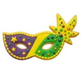 thumbnail image 3 of Mighty Gadget Mardi Gras Masquerade Mask Cookie Cutter (Green) - 5.5x3.5 Inches, Festive Carnival Baking Tool for Party Treats, 3 of 8