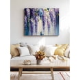 thumbnail image 4 of Purple Lavender Wall Art for Living Room,Canvas Picture Wall Decor for Bathroom Bedroom,Butterfly Flower Abstract Brush Artwork Painting Artwork for Office Kitchen Hallway Dining Room Decor 12"x16", 4 of 8