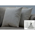 thumbnail image 2 of Pillows Set Of 2 18 X 18 Square Accent Sofa Couch Bedroom Polyester Blue, 2 of 4