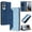 Light Blue, variant on Leather For Samsung Galaxy S26 Edge 5G 6.7-inch Case , RFID Blocking,Flip Color blocking Wallet Leather Case With Card Holder Magnetic Closure Shockproof Kickstand Protective Phone Cases Cover