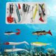 thumbnail image 3 of Swimbait Artificial Wdftyju 10 Uds que se hunde Cebo Suave Anzuelos Triples, 3 of 8