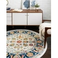thumbnail image 3 of Rugs.com Aurelia Collection Rug – 7 Ft Round Multi Medium-Pile Rug Perfect For Kitchens, Dining Rooms, 3 of 4
