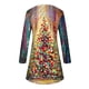thumbnail image 4 of Vestidos de Navidad Para Mujer Moda Navidad Árbol de Navidad Estampado de Manga Larga Vestido de Cuello Redondo Odeerbi  ODB200048, 4 of 4