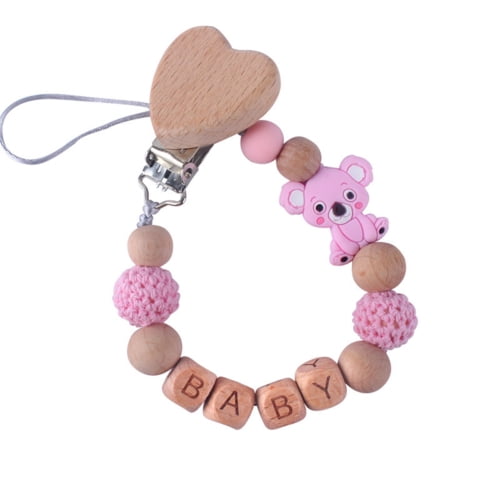 PERSONALISED DUMMY CLIP BUY 2 GET 3 + BOW DUMMY CLIPS NEW POLKA DOT RANGE 