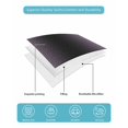 thumbnail image 5 of Quilts Twin Size, Purple Black Ombre Soft Comforter Bedding Set for Bed, Modern Gradient Abstract Art Lightweight Quilted Bedspread with Pillow Cover(2 Pieces) for All Season, 68x86 Inch, 5 of 6