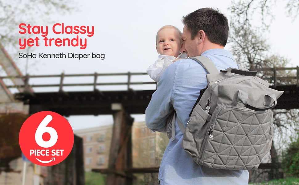soho kenneth diaper bag