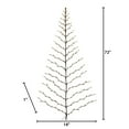 thumbnail image 4 of The Gerson Company 6 ft Tall Christmas Tree Wall Hanging with 180 Warm White LED Lights - N/A, 4 of 5