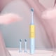 thumbnail image 5 of Cepillo de dientes eléctrico silencioso con temporizador inteligente y resistencia al agua IPX7 | Cepillo de dientes portátil y recargable para adultos con 2 cabezales de repuesto | 38&nbsp;000, 5 of 8