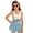 Cartoon Cat with Striped Wave Pattern, variant on Uourmeti Girls' One Piece Skirted Swimsuit - Magical Glowing Black Cat & Butterfly Print | Quick Dry, Soft Stretch Swim Dress for Beach & Pool