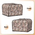 thumbnail image 3 of Goofa Brown Sloth Print Toaster Cover 4 Slice, Four Slice Bread Machine Cover Quilted Toaster Covers Bread Maker Cover Kitchen Appliance Cover, 3 of 7