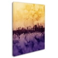 thumbnail image 2 of Trademark Fine Art "London Skyline Tall Yellow" Canvas Art by Michael Tompsett, 2 of 3