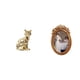 thumbnail image 1 of Figura de escritorio,Estatua de gato en estante,escritorio,oficina,decoración del hogar,Figura decorativa de escritorio de cerámica para decoración del hogar,Marco de fotos,Marco de fotos, 1 of 8