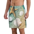 thumbnail image 2 of Goofa Starfish And Seashell Printed Mens Swim Trunks Summer Quick Dry Short Beach Swimwear Bathing Suits-X-Large, 2 of 9