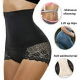 thumbnail image 6 of URMAGIC Women Sexy Lace High Waist Slim Shaping Panty Butt Lifter Body Control Underwear Pants, 6 of 11