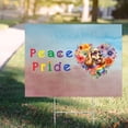 thumbnail image 4 of Peace Love Pride Cocker Spaniel with Rainbow Sunglasses LGBT LGBTQ+ Yard Sign Cockers Dog Lover Gifts Outdoor Home Lawn Garden Porch Decor - 01004, 4 of 5