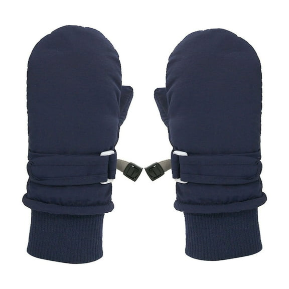 NOKIO Insulated Children'S Fingerless Mittens Insulated Convertible Gloves For Outdoor Play Children Toddlers Boys Girls Solid Color Comfort Mittens Winter Gloves Kids Winter Gloves
