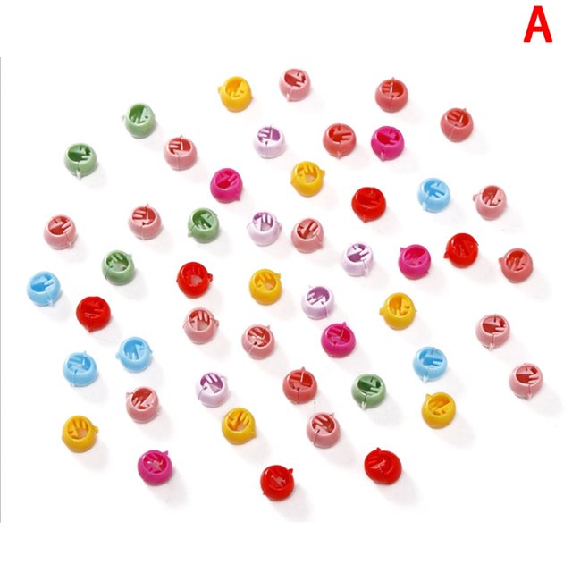 nnjutyg76 50Pcs Niñas Niños Mini Conejo Dulce Flor Garras De Pelo Clips Pinzas Horquilla Guisantes Calientes