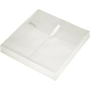 Lion Vel-Close-R Clear Poly Envelopes with Gusset, 12 X 12-Inch, 6 EA/Pack, 1-Pack (22060-CR)