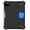 Black + Blue, variant on iPad 10th Generation Case 2022, Upgraded Military Grade Heavy Duty Silicone Protector Rugged iPad 10th Gen 10.9 inch 2022 Cover Pencil Holder + Stand+ Handle+ Shoulder Strap, Black + Blue