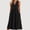 Black, variant on Women’s Linen Blend V-Neck Sleeveless Maxi Dress, Women's Boho Dress,Women's & Women's Plus Purple,Size S-2XL