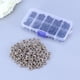 thumbnail image 2 of 142 piezas de peluche de plástico para ojos y nariz, hechas a mano, en caja redonda, para usar en casa (negro), 2 of 7