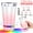 Pink, variant on Lohoms 16oz Stainless Steel Insulated Bluetooth Speaker Mug with LED Lights, FM Radio & TWS Pairing - Rechargeable Party Mug, Perfect Gift for Adults & Teens, Blue