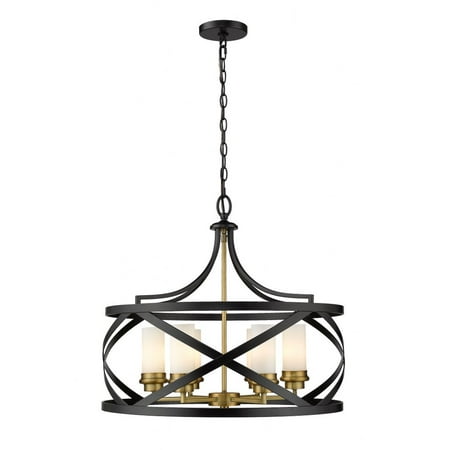 

6 Light Pendant in Transitional Style-21.5 inches Tall and 24 inches Wide Bailey Street Home 372-Bel-4185955