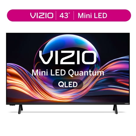 VIZIO 43” Mini LED Quantum 4K QLED HDR Smart TV (NEW 2026) VQM43C-10