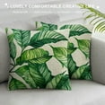 thumbnail image 3 of Nawypu Tropical Green Banana Leaves Throw Pillow Cases Summer Style  Cushion Covers Jungle Plants with Palm Tree Leaf Decorations Home Couch Standard Pillowcase, 3 of 5