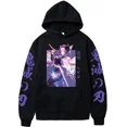 thumbnail image 1 of Demon Slayer Japón Anime hombres y mujeres sudaderas con capucha de manga larga Shinobu Kocho sudaderas de talla grande Unisex Otoño Invierno pulóver, 1 of 1