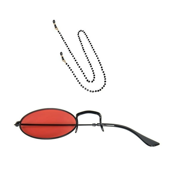 Kit de accesorios para gafas: cadena a juego para cosplayers, fiestas, Halloween y eventos temáticos.
