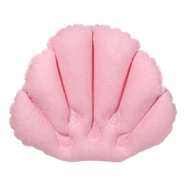 Almohada de baño para bañera con ventosas Relax cómodo Reposacabezas SPA Bañera Reposacabezas Rosado BLESIY Almohada de baño