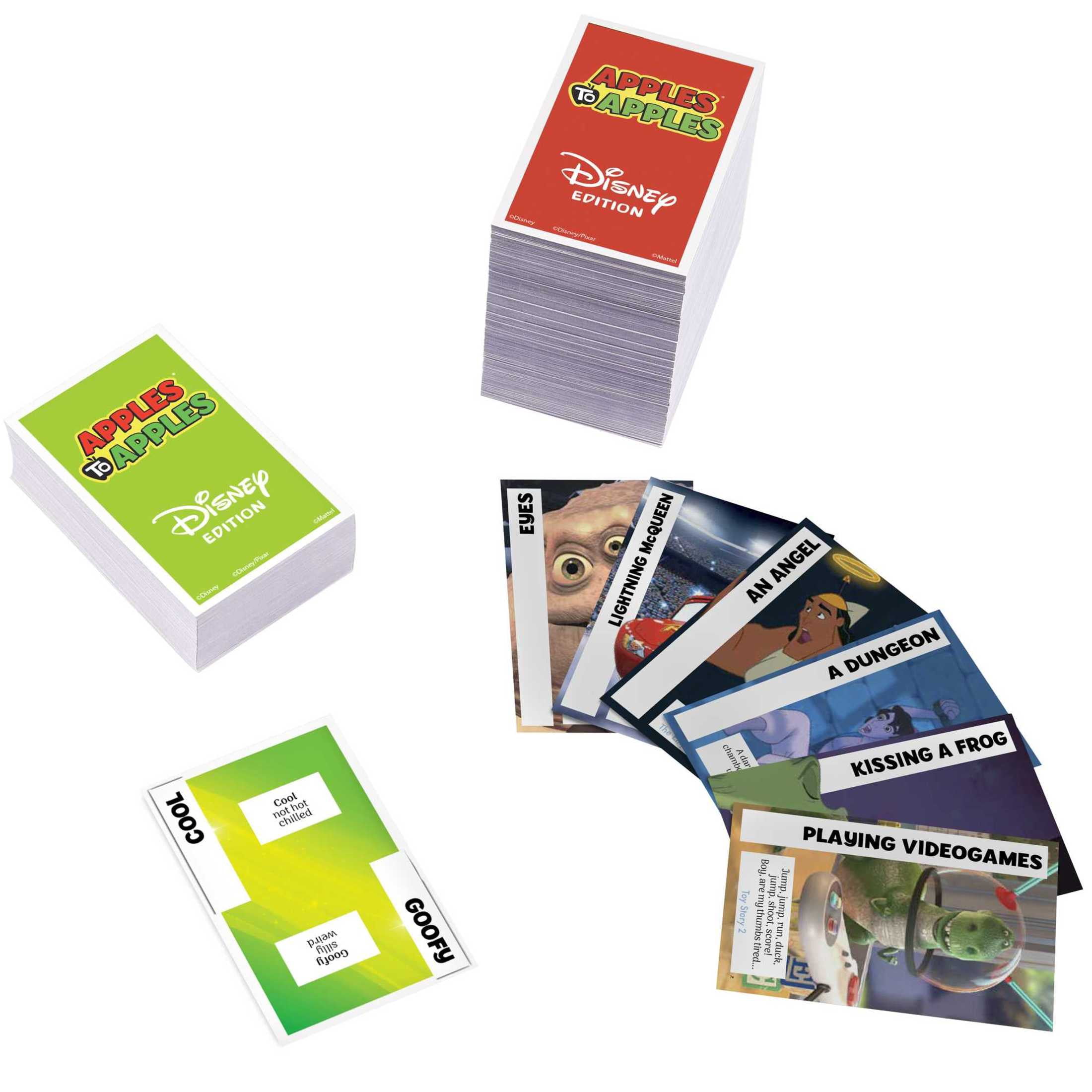 Apples to Apples Disney Card Game, Family Game for Kids & Adults with Special Poison Apple Card