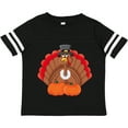 thumbnail image 3 of Inktastic Thanksgiving Turkey with Pumpkin Boys or Girls Toddler T-Shirt, 3 of 5