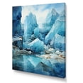 thumbnail image 2 of Designart "Blue Glacier Crystalline Wonderland I" Landscape & Nature Wall Art Print, 2 of 5