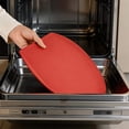 thumbnail image 4 of Rewenti Large Semi Circular Double-Sided Plastic Cutting Board Kitchen Chopping Board for Countertop, 4 of 6