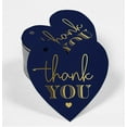 thumbnail image 2 of Inkdotpot Pack Of 100 Real Gold Foil Paper Tags Thank You Bridal Shower-Baby Shower-Retirement-Wedding-Birthday Favor Hang Tags, 2 of 8