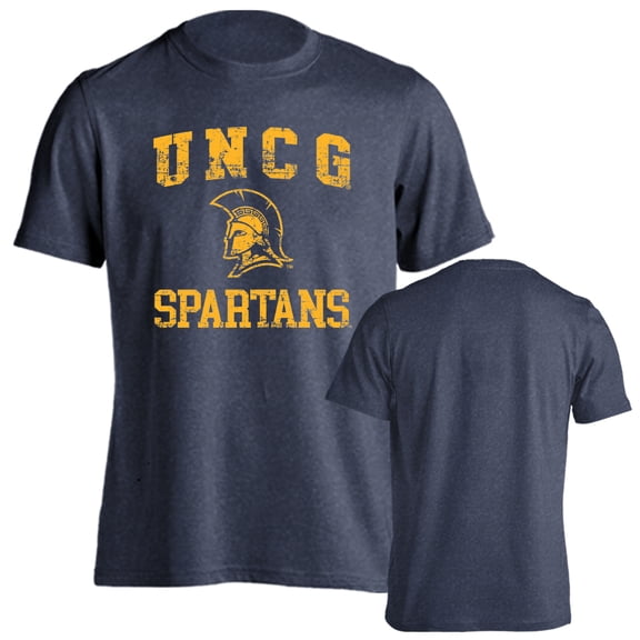 University of North Carolina Greensboro Spartans Distressed Retro Short Sleeve T-Shirt