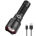 thumbnail image 1 of Potente Linterna Led 30W Lámpara De Mano 1200Lm Led Antorcha 5 Engranaje Luz De Trabajo Al Aire Libre Distancia De Iluminación 1500M Tmvgtek Para Estrenar, 1 of 7