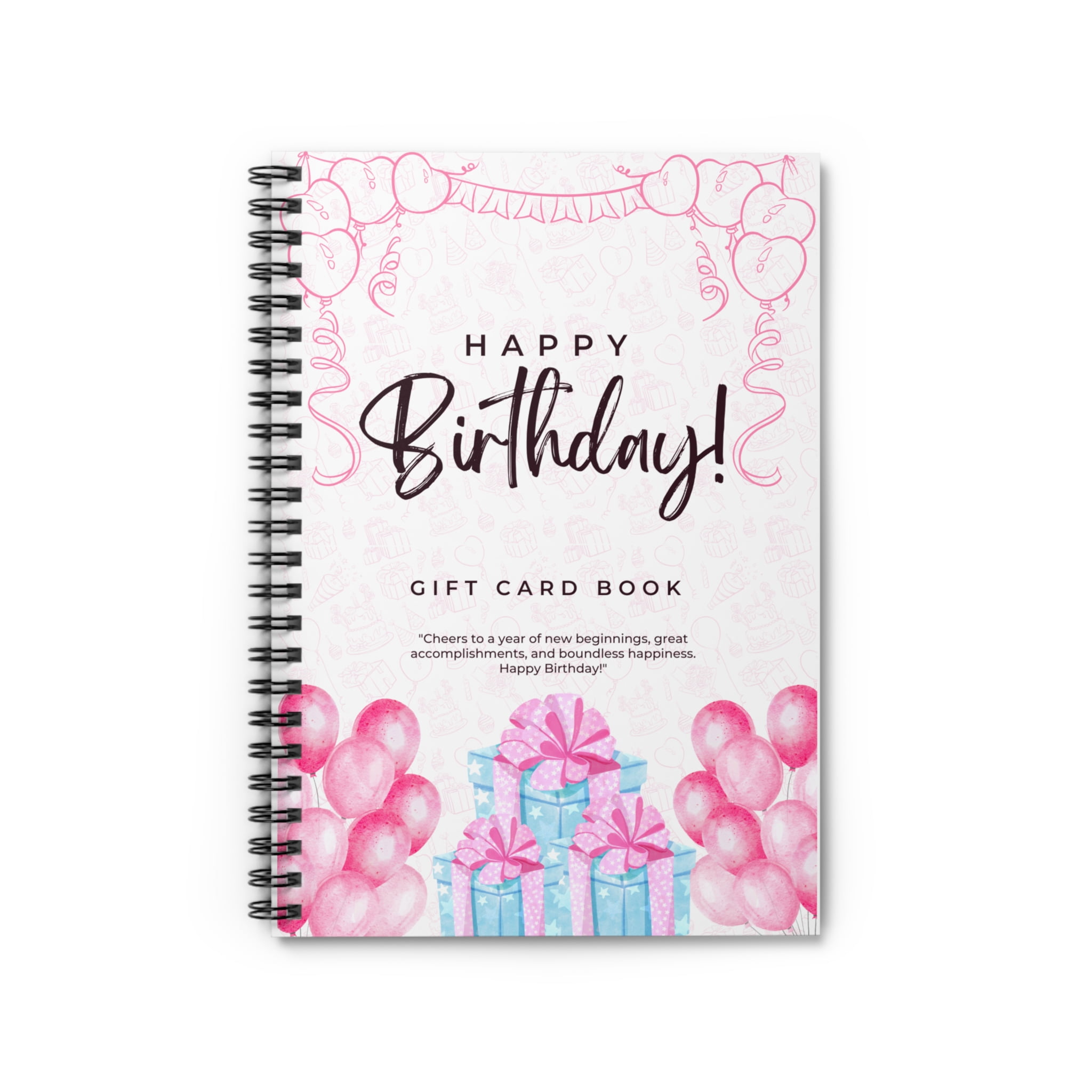 Happy Birthday Gift Card Book