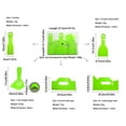 thumbnail image 6 of 5 PCS Putty Knife Plastic Paint Scraper Tool Spackle Tool Putty Scraper Wallpaper Scraper for Floor Wall Ceramic Tile Grout (5pcs), 6 of 6