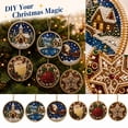 thumbnail image 3 of New 6 PCS Christmas Decor Diamond Painting Christmas Ornaments, Diamond Art Kits for Adults, Pearl Wooden Hanging Pendant DIY Craft Kit,Home Party Gift for Adults (Xmas Cats) (Xmas Cats), 3 of 7