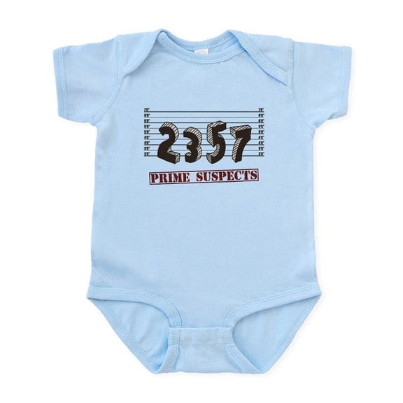 CafePress - The Prime Number Suspects - Baby Light Bodysuit, Size Newborn - 24 Months